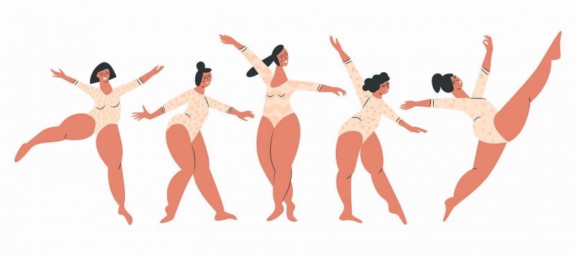 A vector illustration of five women in leotards performing graceful dance movements, each striking unique poses. Learn more about how an EMDR therapist in Scotch Plains, NJ can help dancers and performers can overcome anxiety. They can offer services including anxiety counseling in Scotch Plains, NJ and more. Search for EMDR therapy in New Jersey to learn more.